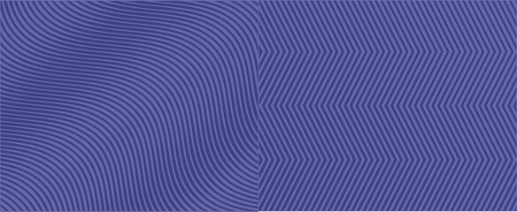 Fond de couleur très tendance avec des rayures diagonales ondulées en zigzag. Illustration vectorielle..