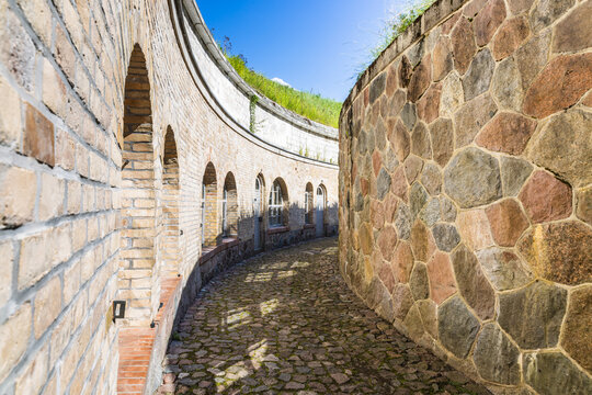 Boyen Fortress. Former Prussian fortress used during WWI and WWII. Gizycko, Poland, 11 June 2022