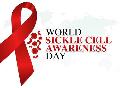 vector graphic of world sickle cell awareness day