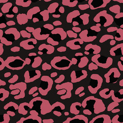 Abstract modern leopard seamless pattern. Animals trendy background. Color decorative vector stock illustration for print, card, postcard, fabric, textile. Modern ornament of stylized skin