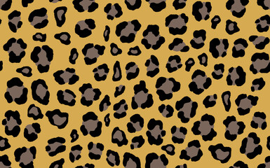 Abstract modern leopard seamless pattern. Animals trendy background. Color decorative vector stock illustration for print, card, postcard, fabric, textile. Modern ornament of stylized skin