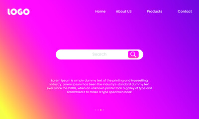 WEB background. First page background. Landing page template. Vector illustration. EPS 10