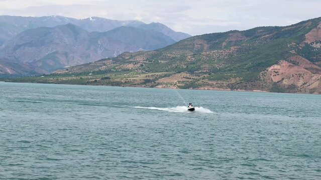 Charvak is located 70 kilometers from Tashkent (connected to the capital by bus) and 3 kilometers from the Khodjikent railway station.