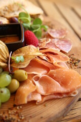 Antipasta in the restaurant