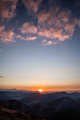 Mont Lachens Lever de soleil