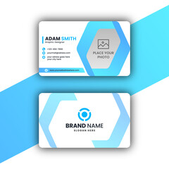 Creative and modern corporate business card design bundle, name card template, horizontal simple clean layout design template, Business banner template for website