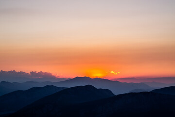 Mont Lachens Lever de soleil