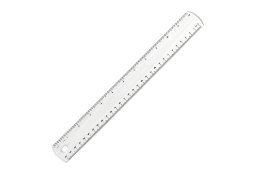 School ruler 30 cm, 12 inches. Ruler set 30 cm 12 inches. Measuring tool. Line scale. Mesh cm, inch. Size indicator blocks. Metric centimeter, inch size indicators. Measuring scale, mockup for rulers.