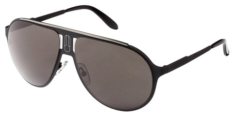 Black stylish fashion sunglasses, isolated on white background