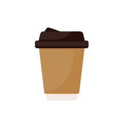 Hot coffee mug vector. Popular drink menu in the cafe For drinking to wake up in the morning