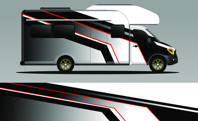 racing background vector for camper car wraps and more