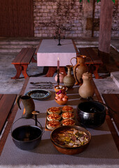 3D Rendering Viking Hall