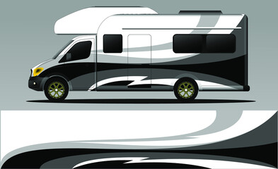 racing background vector for camper car wraps and more