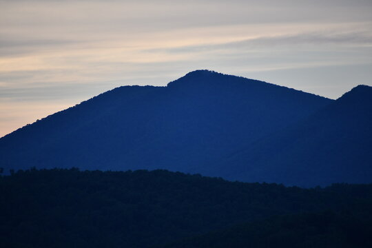 Sunset In The Mountains Of Rockbridge County, VA