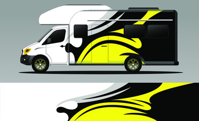 racing background vector for camper car wraps and more