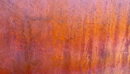The old red wall with fracture texture background