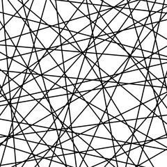 Geometric abstract pattern. Geometric modern black and white ornament for designs and backgrounds