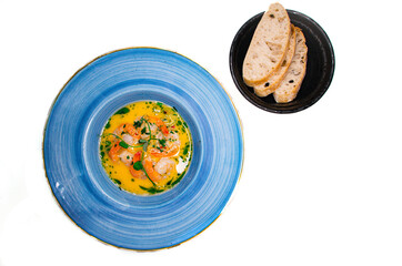 plate with vegetables