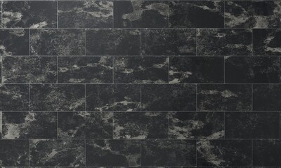 black tile wall texture background, Wall and floor pattern