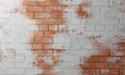 orange brick texture background, Wall and floor pattern