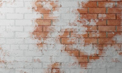 orange brick texture background, Wall and floor pattern