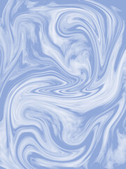 Fototapeta premium Colorful abstract background. Dynamic waves. Blue and white. 