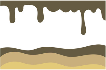 溶けるようなテクスチャ　抽象デザイン背景　ベクター