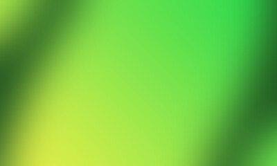 green gradient background with black brush