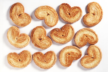 Heart-shaped cookies