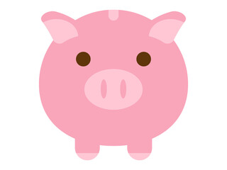 ブタさん貯金箱のアイコン