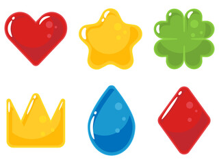 ぷるぷるアイコン6種セット