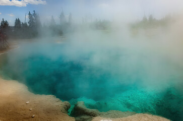 views of Yellowstone national park