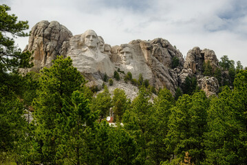 Fototapeta na wymiar Mount Rushmore National Memorial