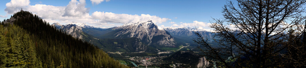 Fototapeta premium Canadian Rockies - Wide View