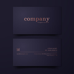 Naklejka na ściany i meble Elegan Luxury Business Card Template