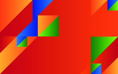 Colourful Abstract Geometric Background