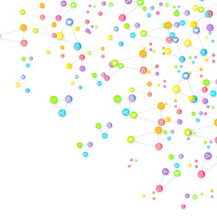 Social media marketing icons internet tags target