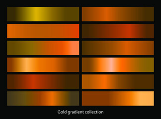 Gold gradient abstract background with soft glowing backdrop texture for christmas and valentine. Gradients Collection