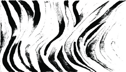 Vector brush sroke texture. Distressed uneven grunge background. Abstract distressed vector illustration. Overlay over any design to create interesting effect and depth. Black isolated on white. EPS10 © Nadejda
