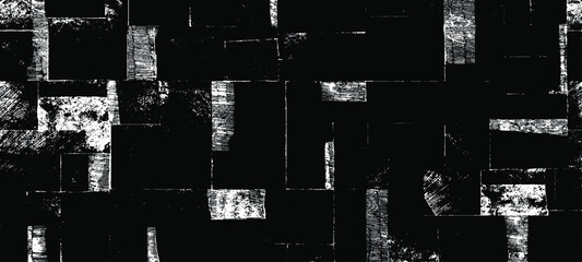 Dark grunge urban texture vector. Distressed overlay texture. Grunge background. Abstract obvious dark worn textured effect. Vector Illustration. Black isolated on white. EPS10.
