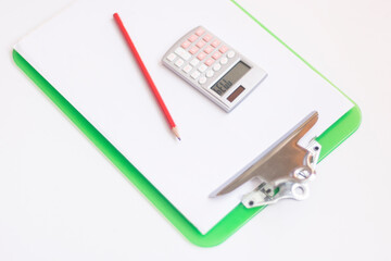 Notebook and pencil. Business. Banking. Education. Mathematics. Finance 