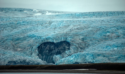 Heart...Nordenskiold glacier, Svalbard island Norway