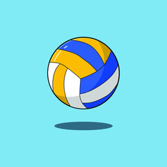 Volleyball Vector Illustration Design. Flat style