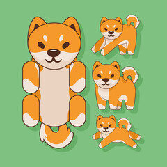 shiba inu four icons