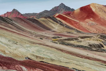 Papier Peint photo autocollant Vinicunca Vinicunca, Cusco Region, Peru. Montana de Siete Colores, or Rainbow Mountain. South America. 