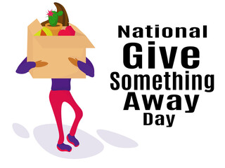 National Give Something Away Day, idea for poster, banner, flyer or card