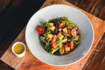 salad with vegetables