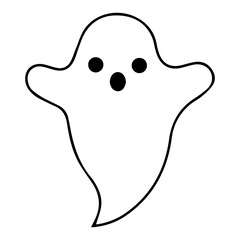 Halloween Ghost Silhouette