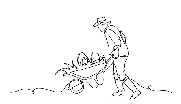 Premium Vector | Farmer women sketch