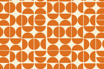 Retro abstract geometric pattern 70s 80s background.  - obrazy, fototapety, plakaty
